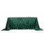 Sequin 90"x132" Rectangle Tablecloth Hunter Emerald Green - Seamless Big Payette Table Cover