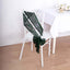 5 Pack Glitz Sequin Chair Sashes with Geometric Diamond Design 6"x88" Hunter Emerald Green