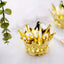 12-Pack Fillable Mini Crown Candy Container Gold - Regal Baby Shower Candy Treat Favor Containers 3"