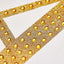 Decorative Rhinestone Alphabet "P" Letter Stickers, Glitter Adhesive Craft Letters Gold DIY Sparkle Embellishments 6"