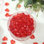 250 Pcs Acrylic Heart Diamond Gems Red Vase Fillers - Romantic Translucent Table Scatters for Valentineâ€™s Day & Events