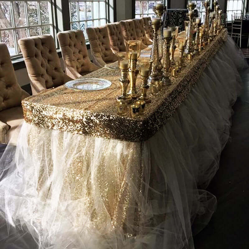 5"x10 Yards Shiny Gold Diamond Rhinestone Ribbon Wrap Roll, DIY Craft Decor