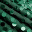 Sequin 60"x102" Rectangle Tablecloth Hunter Emerald Green - Big Payette Design for Modern Gatherings