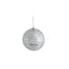 6 Pack 2" Silver Foam Disco Mirror Ball With Hanging Strings, Holiday Christmas Ornaments