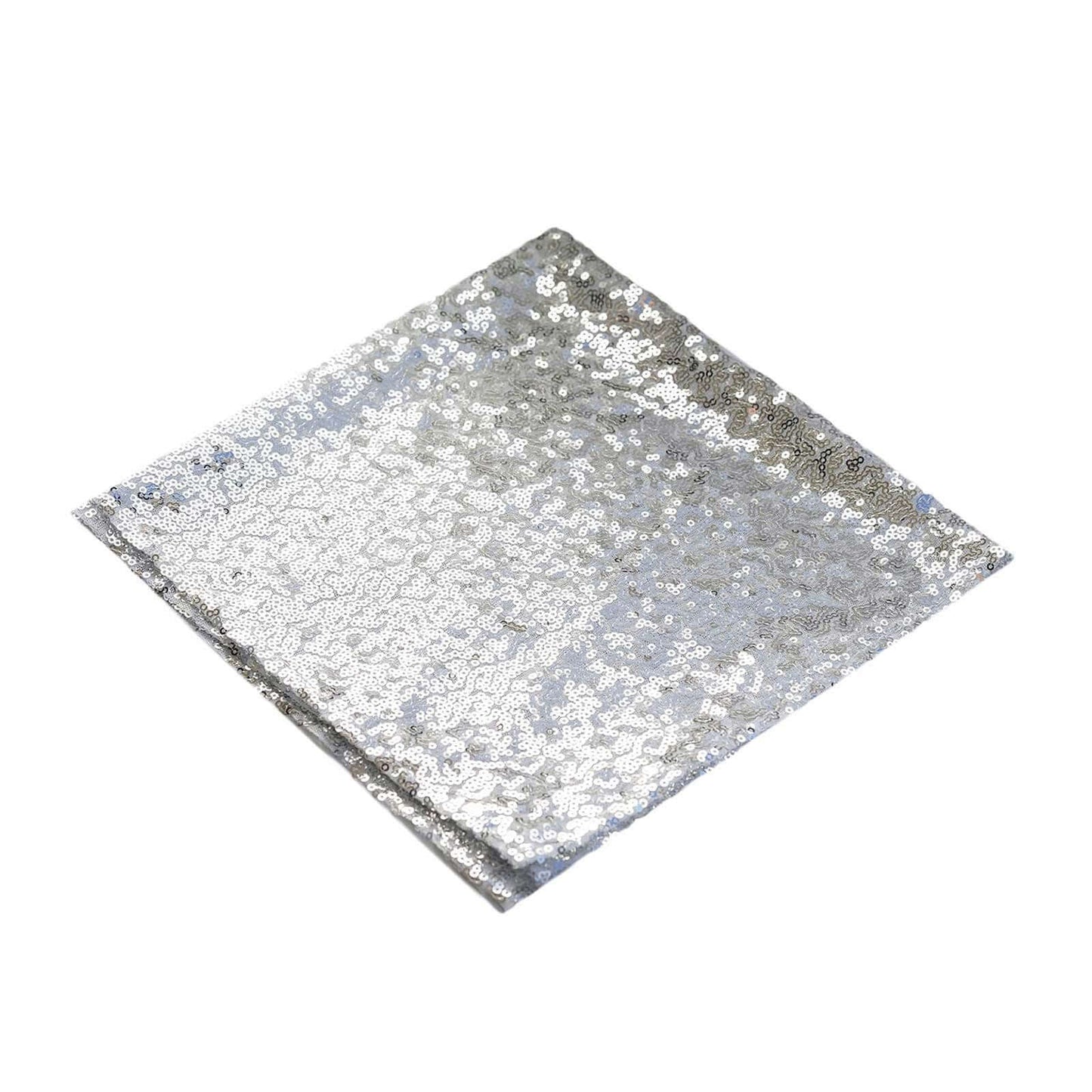 Sequin 20"x20" Napkin Silver - Shimmering Dinner Napkin