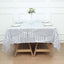Sequin 72" Table Overlay Square Tablecloth Silver - Diamond Glitz Table Cover