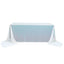 Sequin 90"x156" Rectangle Tablecloth Iridescent Blue - Seamless Twinkling Table Cover
