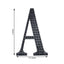 Decorative Rhinestone Alphabet "A" Letter Stickers, Glitter Adhesive Craft Letters Black DIY Sparkle Embellishments 4"
