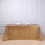 Sequin 90"x156" Rectangle Tablecloth Gold - Seamless Twinkling Design for Chic Celebrations