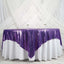 Sequin 90"x90" Table Overlay Square Tablecloth Purple - Sparkly Table Cover