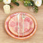 50-Pack Paper Round Dessert and Dinner Plates in Dusty Rose Spring Floral Print with Gold Rim for Table Decor 7", 9"