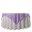 Scuba 70"x70" Table Overlay Square Tablecloth Lavender Lilac - Wrinkle Free & Stain Resistant Table Cover