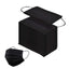 50 Pack 3 Ply Black Disposable Face Mask Non Woven Mask with Ear Loop