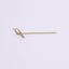 100-Pack Bamboo Skewers Knotted Style - Natural Eco Friendly Wooden Cocktail Picks for Food Display Party Snacks & Outdoor Cooking 3.5"