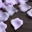 500-Pack Rose Petals Round Design Lavender Lilac Silk Confetti - Decorative Scatters for Tables and Floors