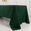 Premium Polyester 60"x126" Rectangle Tablecloth Hunter Emerald Green - Stain-Resistant 220GSM Finish Table Cover
