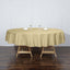 Polyester 90" Round Tablecloth Champagne - Stain & Wrinkle-Resistant Table Cover