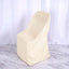 Polyester Slip On Folding Chair Covers Beige - Stain-Resistant Reusable Durable Fabric