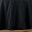 Premium Polyester 72"x120" Rectangle Tablecloth Black - 220GSM Stain-Resistant Table Cover