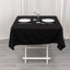 Scuba Square 54"x54" Tablecloth Black - Wrinkle Free & Stain Resistant Table Cover