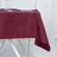 Premium Polyester 54"x54" Square Tablecloth Burgundy - Stain and Wrinkle-Resistant 220GSM Table Cover