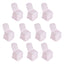 10 Pack Polyester Chair Cover for Banquet Chairs Blush - Stain-Resistant Reusable Slip-On Slipcover