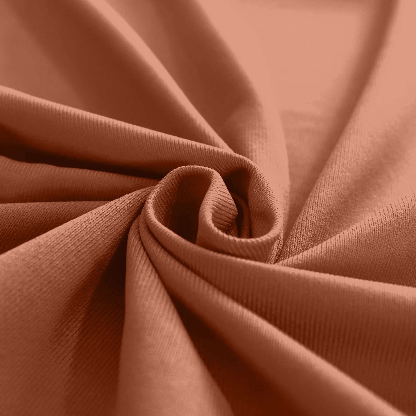 2 Pack Terracotta (Rust) Scuba Polyester Event Curtain Drapes, Durable Flame Resistant Backdrop Event Panels Wrinkle Free with Rod Pockets - 10ftx10ft