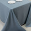 Premium Polyester 90"x132" Rectangle Tablecloth Dusty Blue - Seamless 220GSM Stain-Resistant Table Cover