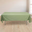 Scuba Rectangular 60"x102" Tablecloth Dusty Sage Green - Wrinkle Free & Stain Resistant Table Cover