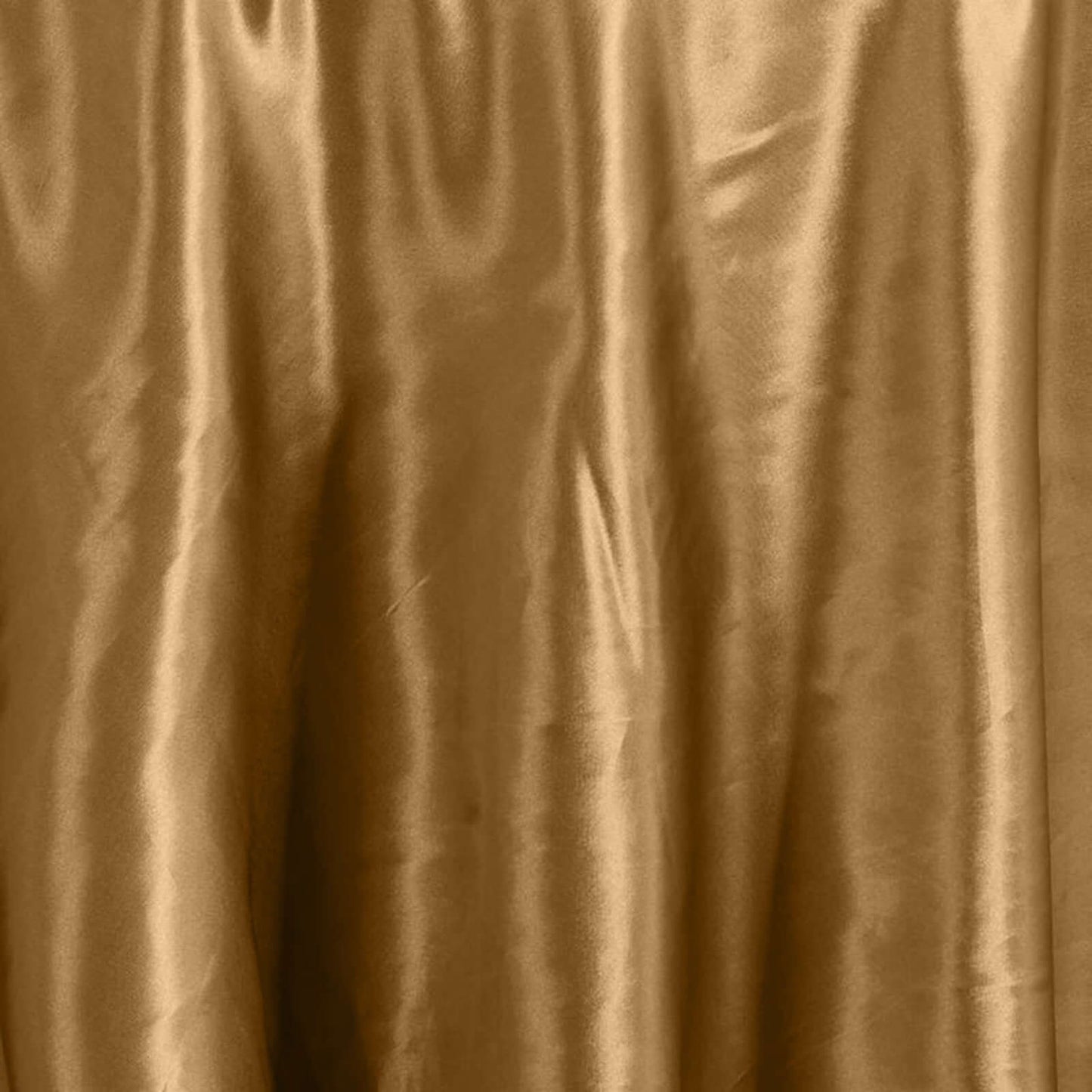 Satin 108" Round Tablecloth Gold - Smooth and Lustrous Table Cover for Weddings & Events
