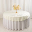 Scuba Round 70" Tablecloth Ivory - Wrinkle Free & Stain Resistant Table Cover