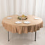 Scuba Round 70" Tablecloth Nude - Wrinkle Free & Stain Resistant Table Cover