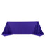 Scuba Rectangular 90"x132" Tablecloth Purple - Wrinkle Free, Stain Resistant & Seamless Table Cover