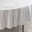 Scuba Round 90" Tablecloth White - Wrinkle Free & Stain Resistant Table Cover for Weddings and Banquets