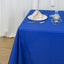 Premium Polyester Square Tablecloth 70"x70" Royal Blue 220GSM Wrinkle-Resistant Table Cover