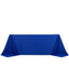Scuba Rectangular 90"x132" Tablecloth Royal Blue - Wrinkle Free, Stain Resistant & Seamless Table Cover