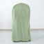 Polyester Slip On Banquet Chair Covers Sage Green - Stain-Resistant Reusable Durable Fabric