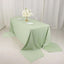 Scuba Rectangular 90"x156" Tablecloth Sage Green - Wrinkle Free, Stain Resistant & Seamless Table Cover