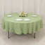Premium Polyester 90" Round Tablecloth Sage Green - Stain and Wrinkle-Resistant Design with 220GSM Thickness Table Cover