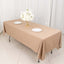 Scuba Rectangular 60"x102" Tablecloth Nude - Wrinkle Free & Stain Resistant Table Cover
