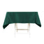 Premium Polyester 54"x54" Square Tablecloth Hunter Emerald Green - 220GSM Stain and Wrinkle-Resistant Table Cover