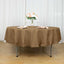 Polyester 90" Round Tablecloth Taupe - Stain & Wrinkle-Resistant Table Cover