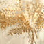 2-Pack Artificial Fern Leaf Branches Metallic Gold - Faux Decorative Bouquets for Glamorous Centerpiece Backdrop & Floral Decor 21"