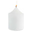12-Pack Votive Candles Mini Design White - Multi-Purpose Candle Decor for Events 2"