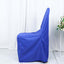 Polyester Slip On Banquet Chair Covers Royal Blue - Stain-Resistant Reusable Durable Fabric