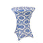 Spandex 30" Round Cocktail Table Cover Royal Blue Damask Highboy Tables - Easy to Maintain Stretch Fitted Tablecloth