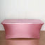 Stretch Spandex 72"x30" Rectangle Tablecloth Metallic Rose Gold - Form-Fitting Table Cover