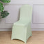 Spandex Chair Cover for Banquet Chairs Sage Green - Stretch 160GSM Fabric with Slip-On Slipcover