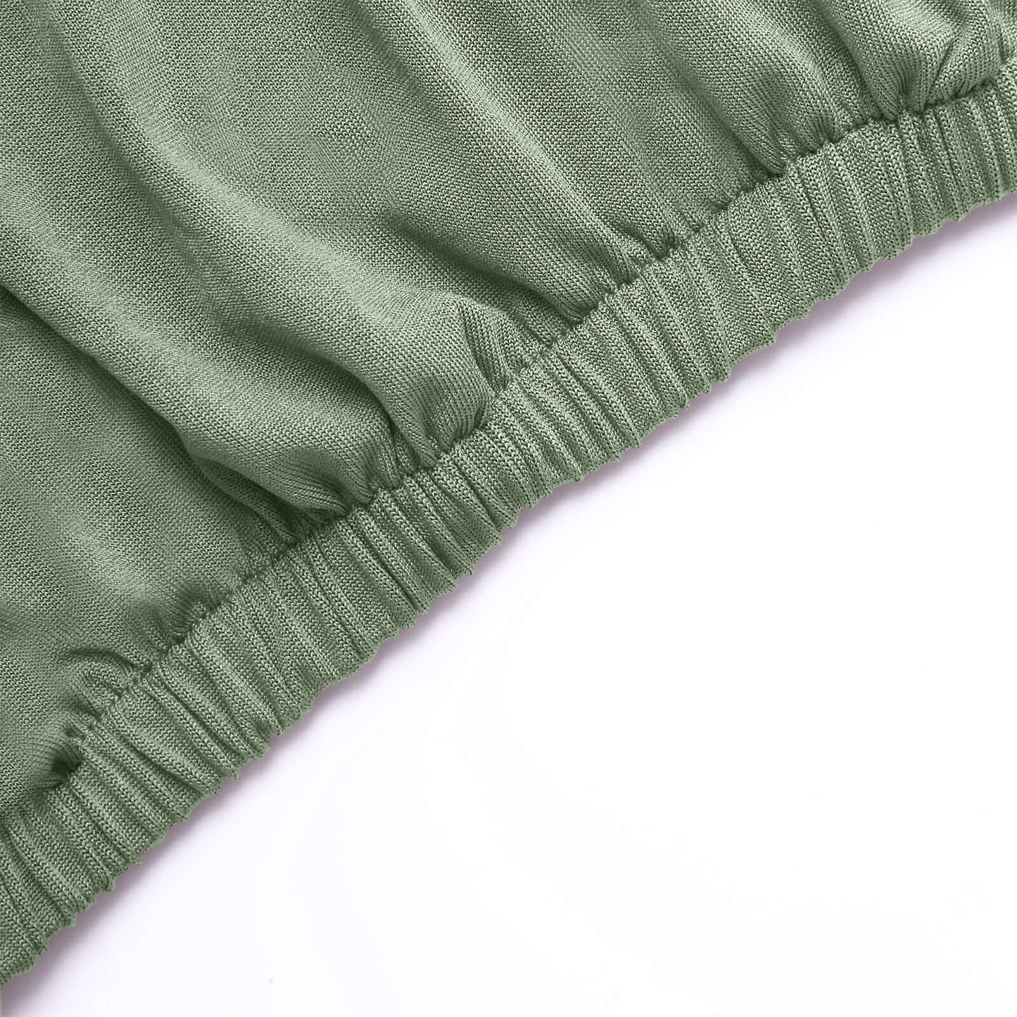 Set of 5 Dusty Sage Green Spandex Cylinder Pedestal Stand Covers, Stretchable Pillar Prop Covers - 160 GSM