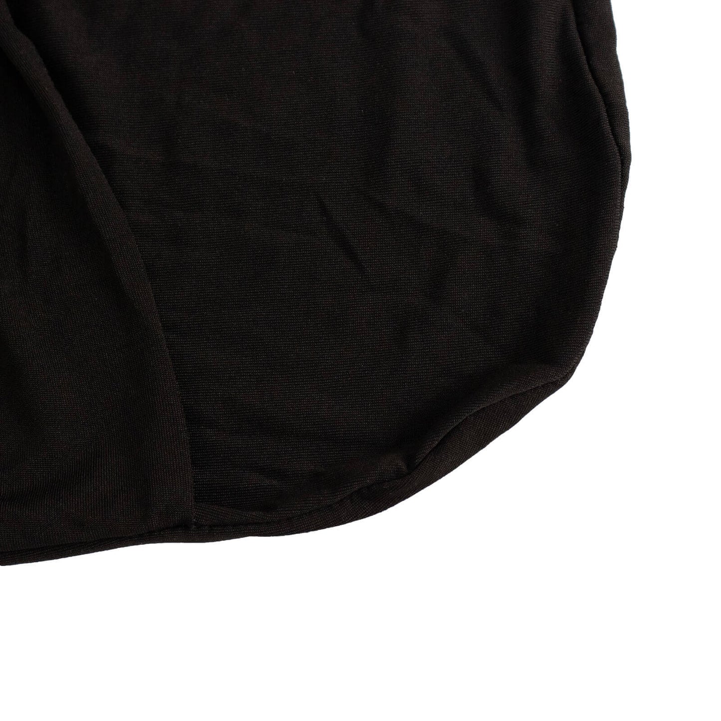 Spandex Chair Cover with Silver Rhinestone Buckled Sash Band Black - Stylish Stretch Fitted Slipcover for Banquets & Events